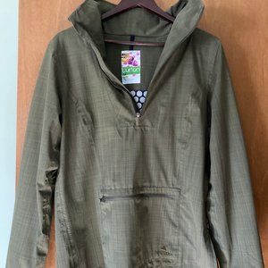 Green Burton Windbreaker Pullover Ladies Jacket Medium